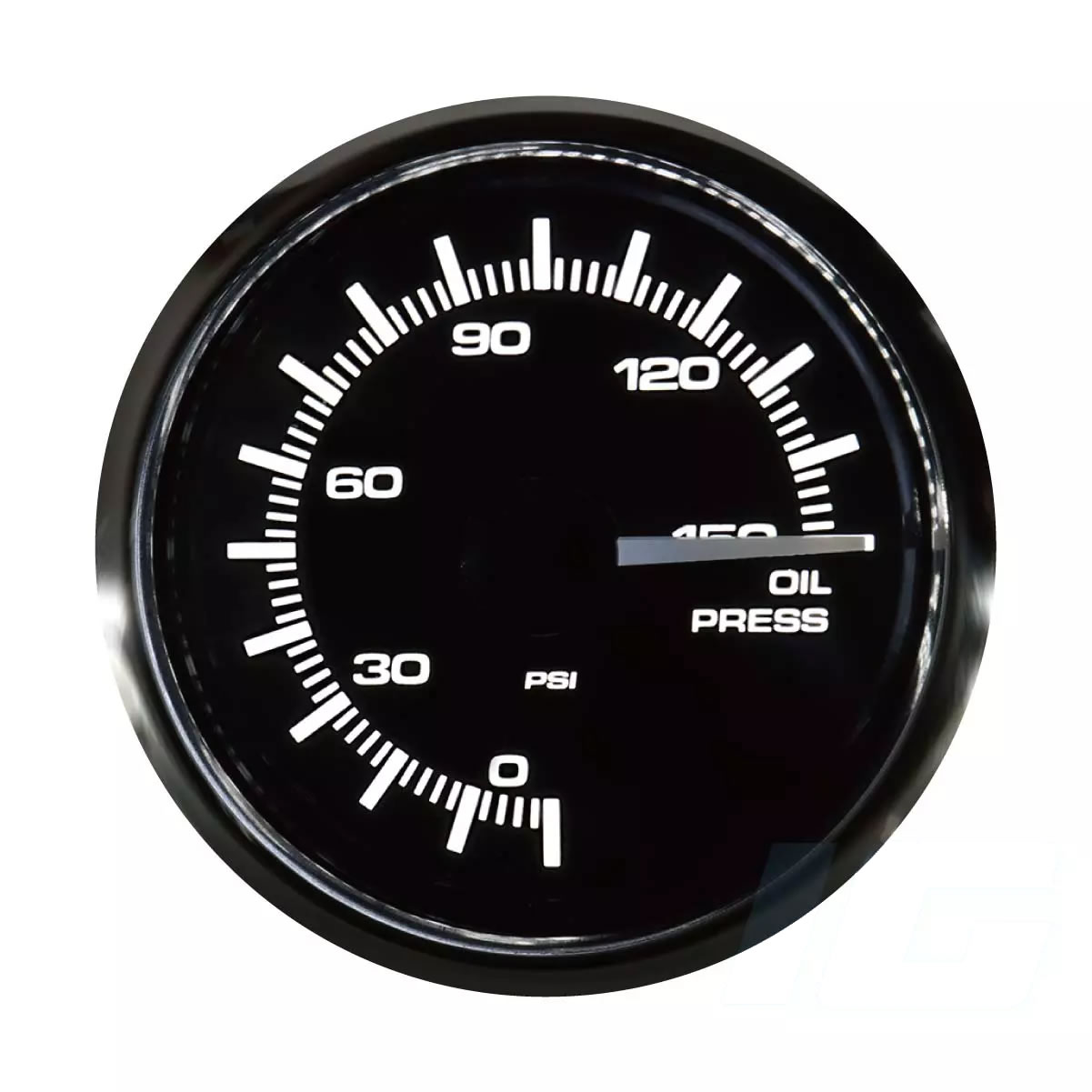 Marine oil pressure gauges